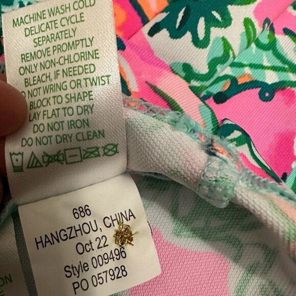 LILLY PULITZER Solia ChillyLilly Mini Dress Soleil Pink Floral Shift NWT - Picture 12 of 14